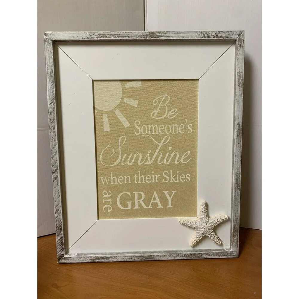 Be Someone’s Sunshine Picture With Rustic Frame 14x12